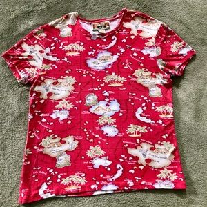 Caribbean Joe Cap Sleeve Ladies Top w/Lycra Sz XL